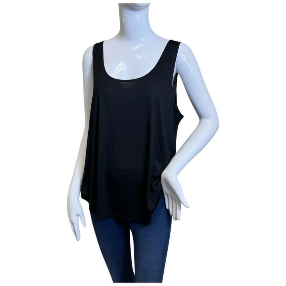 Bella+Canvas Flowy Collection Size Large tank top black size Large